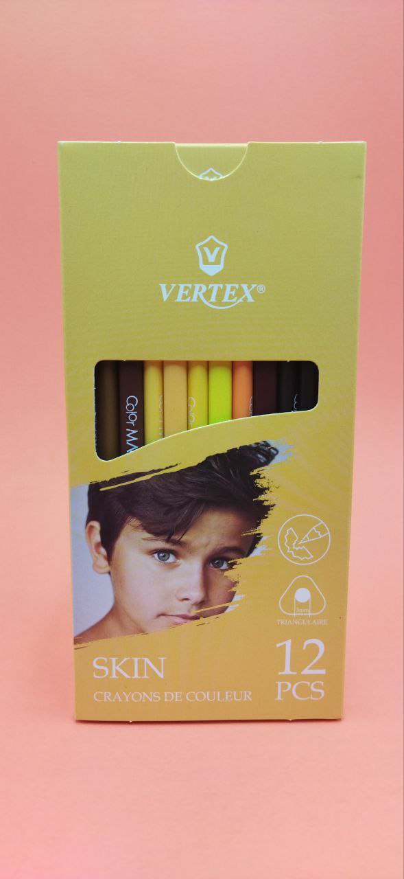 Crayon De couleurs VERTEX CREATART