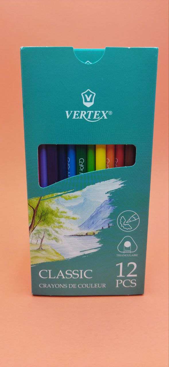 Crayon De couleurs VERTEX CREATART