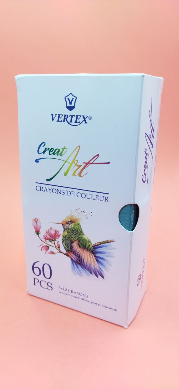 Crayon De couleurs VERTEX CREATART