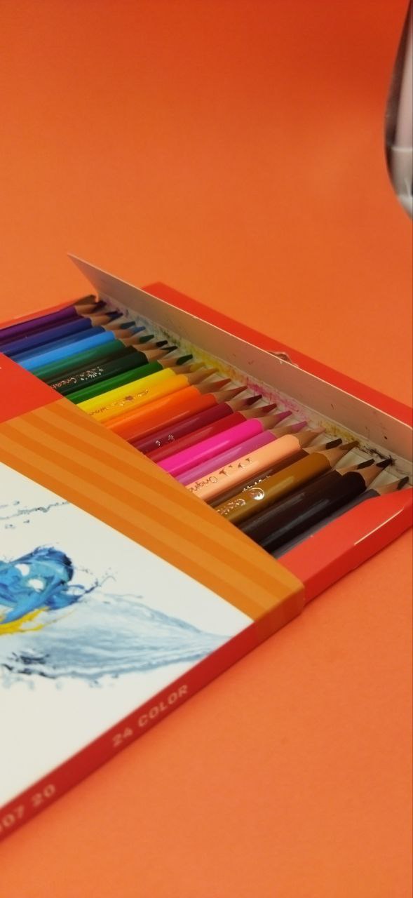 Wtaer Color Pencil DELI 24 + BRUSH