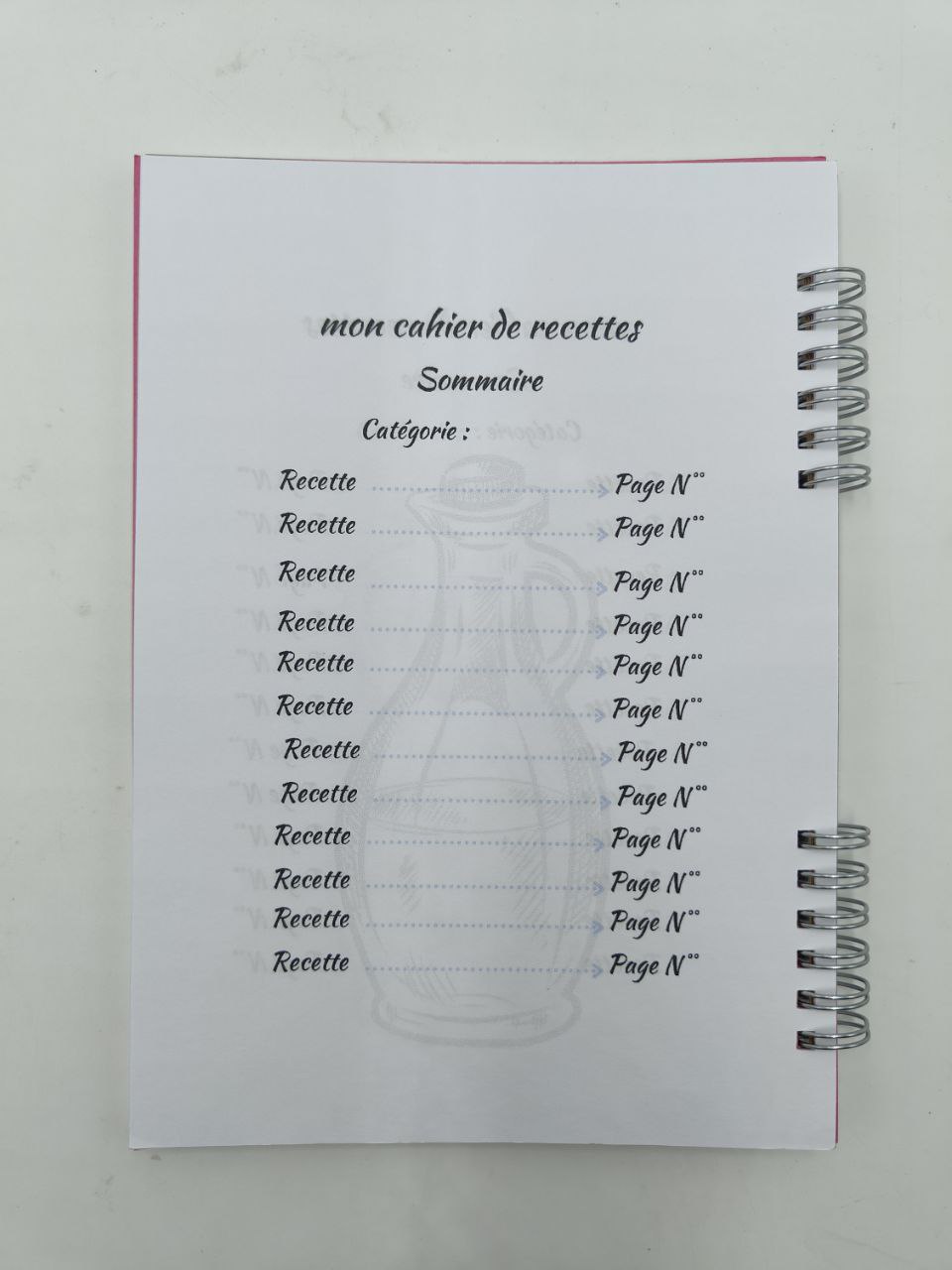 Carnet De Recettes