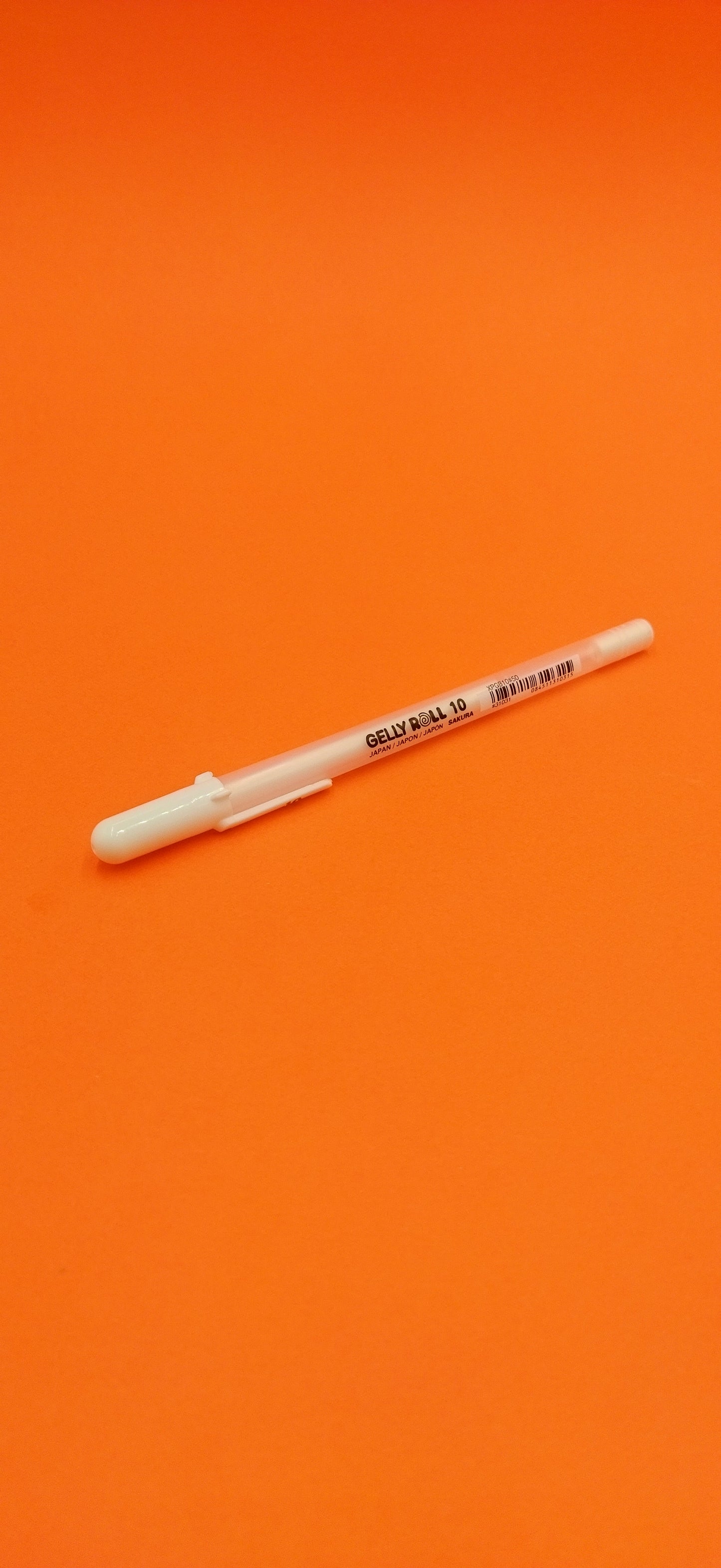 Stylo blanc gelly roller 1.0 Mm