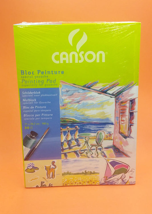 Canson Bloc peinture 160 GRS A4