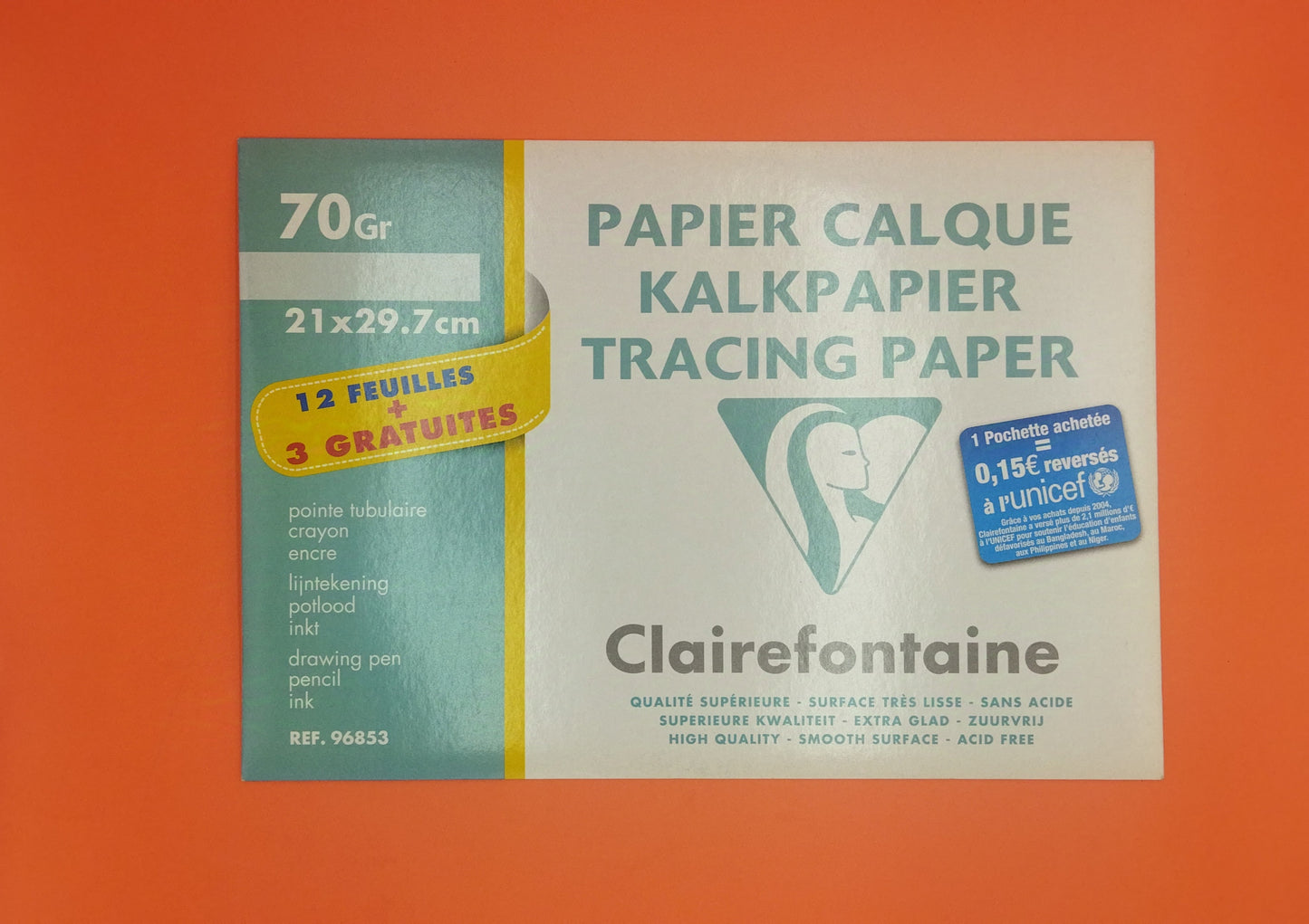 Papier calque claire fontaine